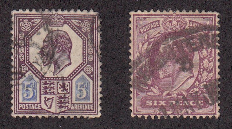 Great Britain - 1902 - SC 134-35 - Used
