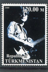 Turkmenistan 2000 JOHN LENNON Stamp Perforated Mint (NH)