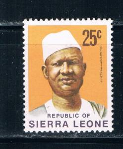 Sierra Leone 431 25c Unused Pres Siaka Stevens (S0192)+