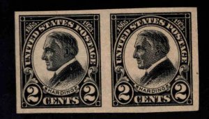 USA Scott 611 imperforate pair MNH** Pair