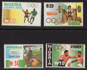 Nigeria 2000 MNH Stamps Scott 713-716 Sport Olympic Games Soccer Football