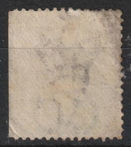 MALAYA Straits Settlements 1880 QV 10c opt 30c used SG#33 MA1221