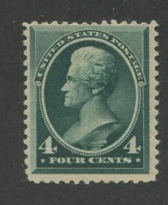 1883 US Stamp #211 4c Mint Hinged F/VF Original Gum Catalogue Value $225