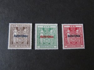 Cook Islands 1932 Sc 103-105 MH