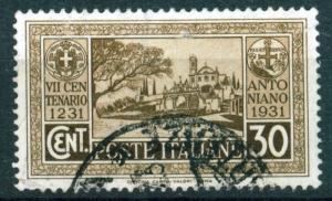 Italy 30c Olivares Hermitage issue of 1931, Scott 260 used