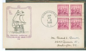 United States #836 On Cover