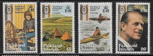 Falkland Islands Scott #'s 327 - 330 MNH