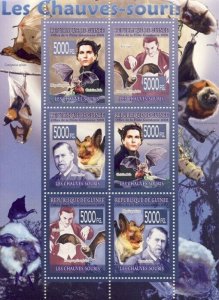 Guinea 2008 MNH - FAUNA- Bats. YT 3465-3470, Mi 5564-5570