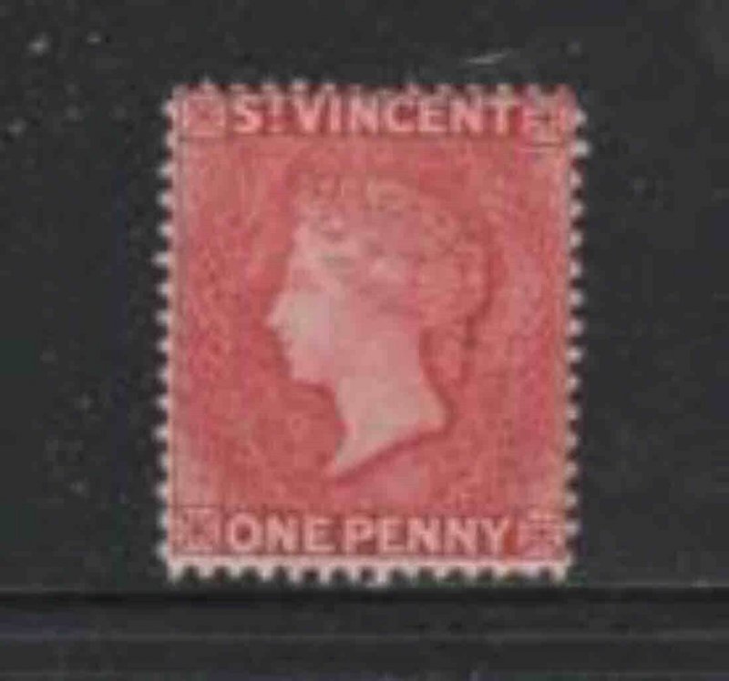 ST. VINCENT #42 1883 1p QUEEN VICTORIA MINT VF LH O.G