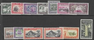 New Zealand 229-41    1940    fvf  mint hinged
