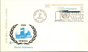 United Nations, New York, Government Postal Card, Worldwide First Day Cover