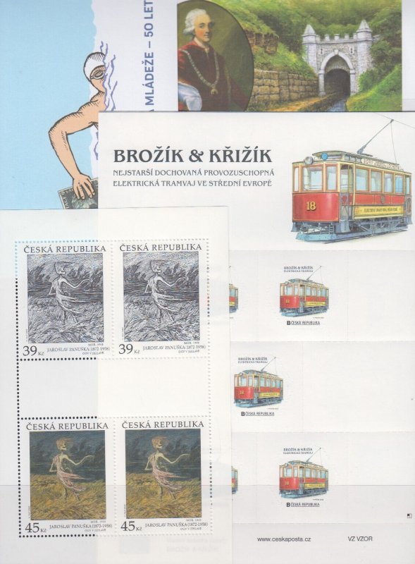 Czechoslovakia (Ceska) MNH Complete year  2022  24 Stamps + 6 S/S + 6 M/S + 4 Bk 