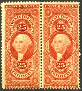 U.S. #R44c MINT PAIR NG