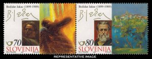 Slovenia Scott 429a-429b Mint never hinged.