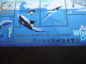 Stamps - Australia Antarctic - Scott# L97b - Mint Never Hinged Souvenir Sheet