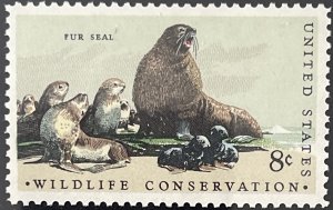 Scott #1464 1972 8¢ Wildlife Conservation Fur Seal MNH OG XF