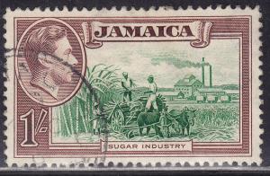 Jamaica 125 USED 1938 Sugar Industry 1'-