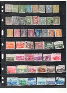 TURKEY COLLECTION ON STOCK SHEET MINT/USED