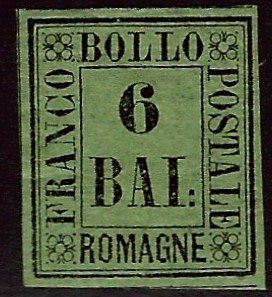 Italy Romagna SC#7 Mint F-VF hhr SCV$400.00....Worth a Close Look!