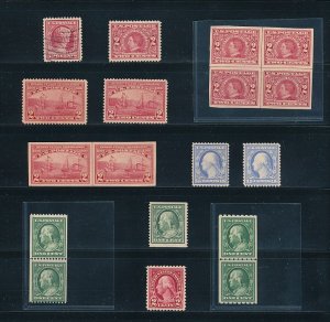 UNITED STATES – HIGH-GRADE EARLY 20th CENTURY SELECTION W/CERTIFICATES – 424847