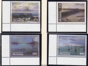 MICRONESIA Sc 559-64 NH SET+MINISHEET+S/S OF 2003 - ART OF J.McNEILL - (JO23)