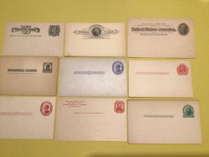 United States early postal cards collection Ref 66640