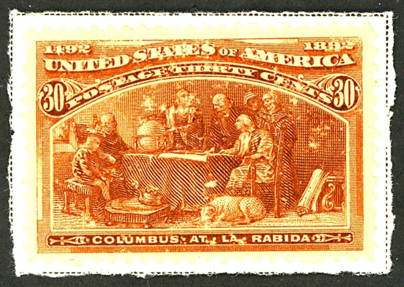 U.S. #239 UNUSED ON PIECE