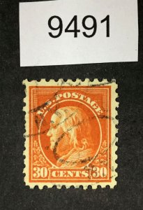 MOMEN: US STAMPS #439 VF USED LOT #9491