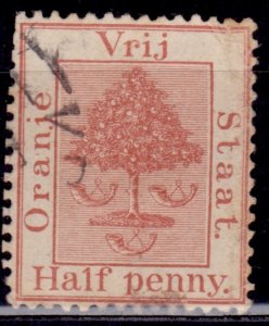 South Africa - Orange Free State 1868, 1p, sc#1, used