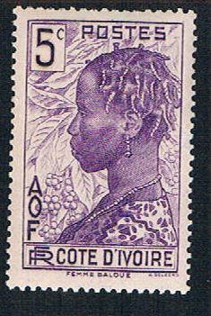 Ivory Coast 116 MLH Baoule Woman (BP7412)