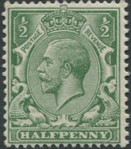 SG353 SPEC N14(-), ½d GREY-green, NH MINT. Cat UNLISTED.