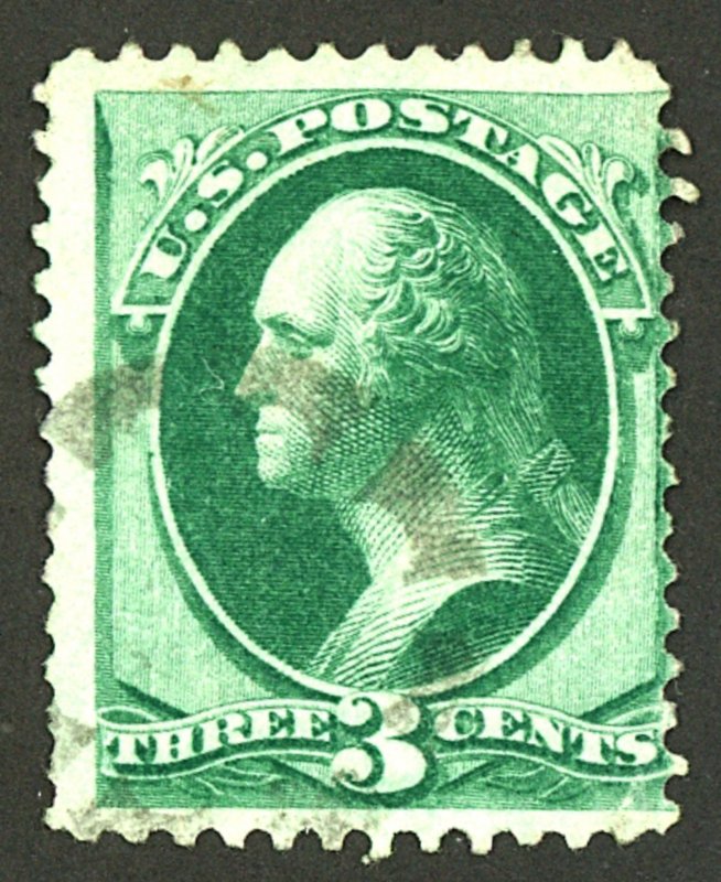 U.S. #184 USED CREASES