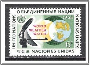 UN New York #188 World Weather Watch MNH