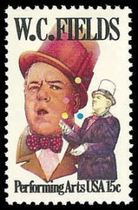 PCBstamps   US #1803 15c W. C. Fields,MNH, (5)