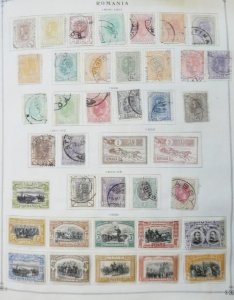 EDW1949SELL : ROMANIA Extensive Mint & Used collection on album pages 1930s-60s