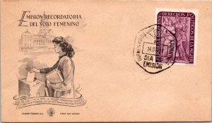 Argentina 1951 FDC - Recording Of The Female Vote - Buenos Aires - J8549