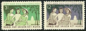 Vietnam 1961 MNH Stamps Scott 162-163 Sisters Hanoi Hue Saigon Women