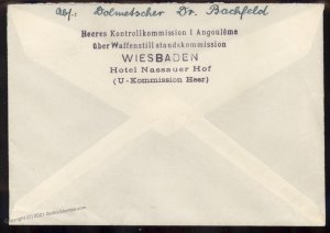 3rd Reich Germany Waffenstillstandskommission French 1940 Surrender Feldp G89234