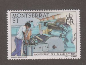 Montserrat 570 Cotton Industry 1985