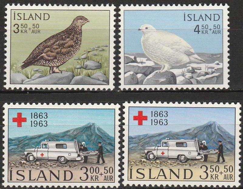 Iceland #B17-20 F-VF Unused CV $3.40 (A17525)