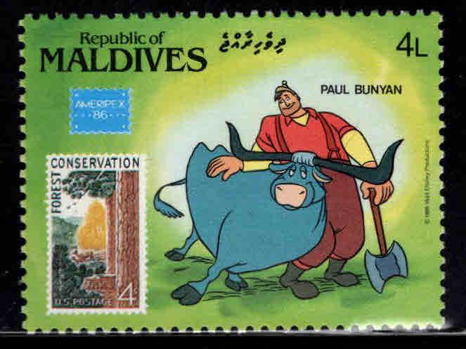 Maldive Islands Scott 1163 Disney stamp