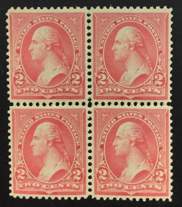 MOMEN: US STAMPS #267a PINK BLOCK MINT OG NH VF/XF LOT #76427