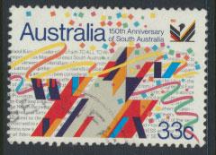 SG 1001 SC# 975   Fine Used  - 150th Anniversary of South Australia