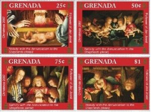 Grenada - 2007 - Christmas 2007 - Set Of 4 Stamps - MNH