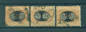 Italy sc# J25-27 used cat value $80.00