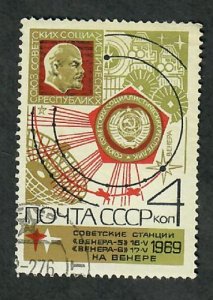 Russia 3667 Space used single