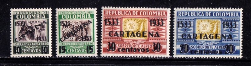 Colombia Airmail, Avianca 25th Anniversary, Complete Set