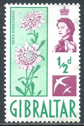 Gibraltar, Sc #147, 1/2d MH