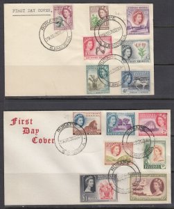 Southern Rhodesia Scott 81-94 FDC -  1953 Definitive Issue