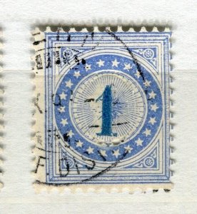 SWITZERLAND; 1878-80 early classic Postage Due issue used Shade of 1c. value